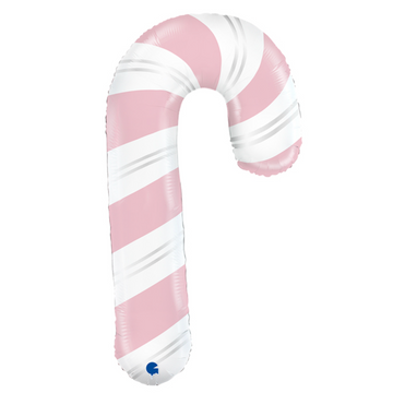 Pink Candy Cane Large Balloon