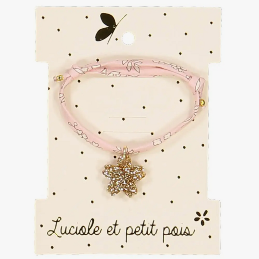 Pink & Gold Cherry Blossom Liberty Bracelet