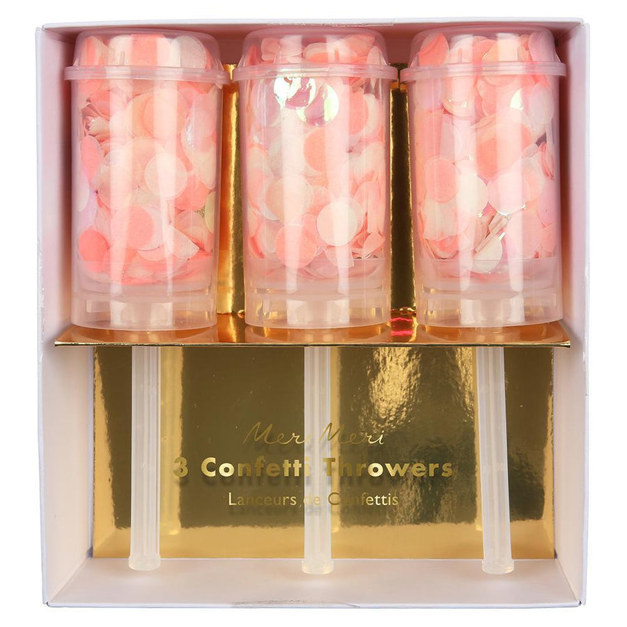 Pink Confetti Poppers