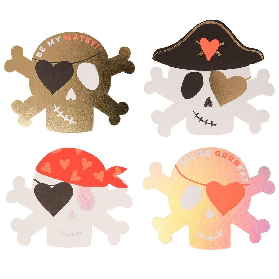 Pirate Valentines Love Notes (set of 24)