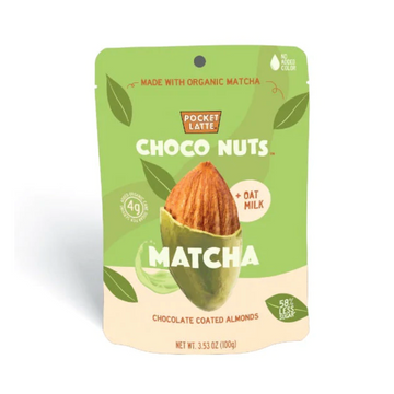 Pocket Chocolate Matcha Almonds