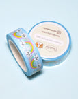 Rainbow Bichon Washi Tape