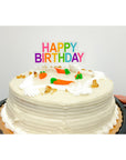 Rainbow Happy Birthday Cake Topper