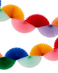 Rainbow Honeycomb Fan Garland