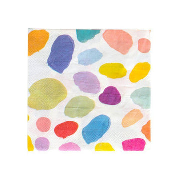 Rainbow Paint Napkins