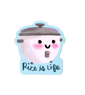 Rice Is Life Vinyl Sticker
