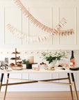 Rose Gold Cascade Garland