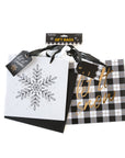 Snowflakes Large Gift Bags - Set of 3