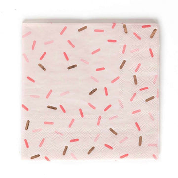 Pink Sprinkles Napkins