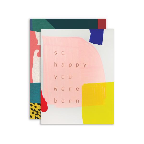 Sunny Birthday Hand Painted Card