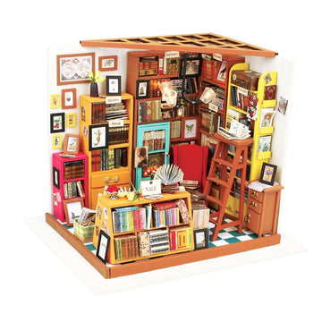 Sam's Study DIY Miniature Dollhouse Kit