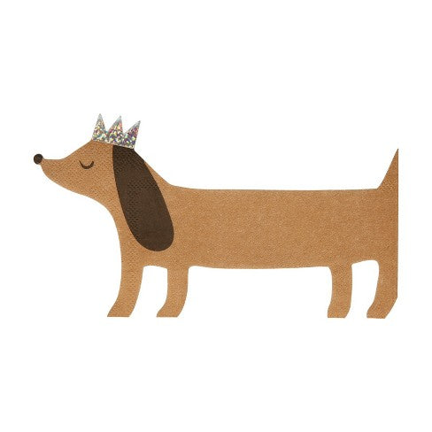 sausage dog napkins