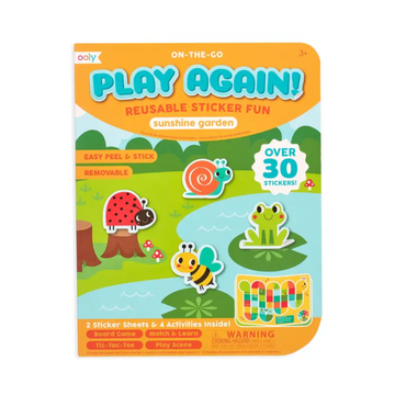 Sunshine Garden Reusable Sticker Book