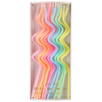 Pastel Swirly Candles