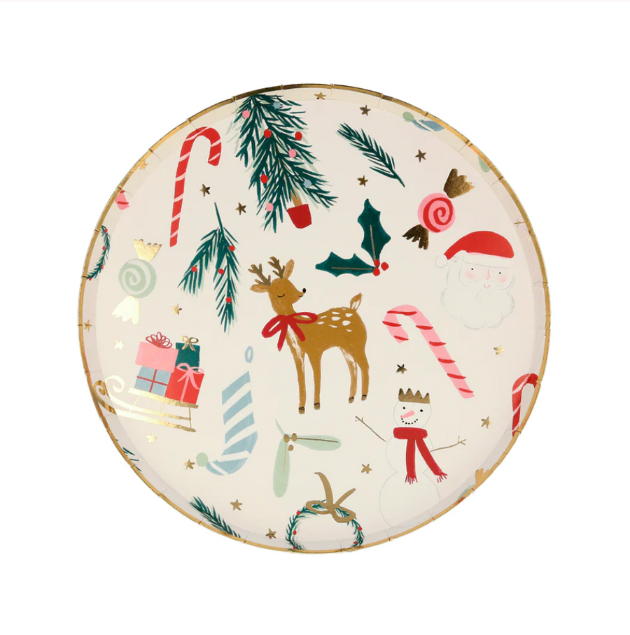 Festive Christmas Plates