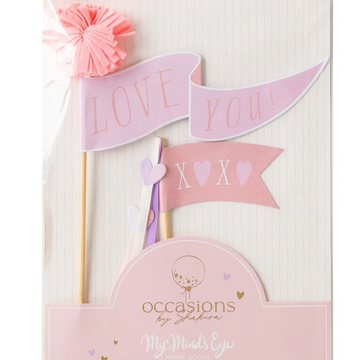 Valentine Pennant Flags