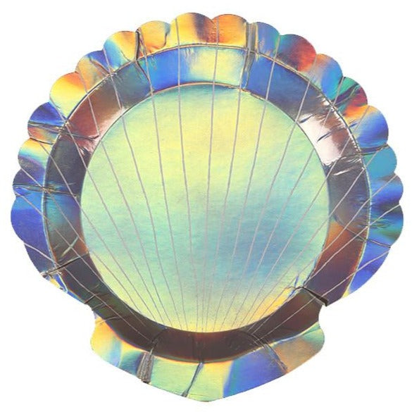 iridescent shell plates