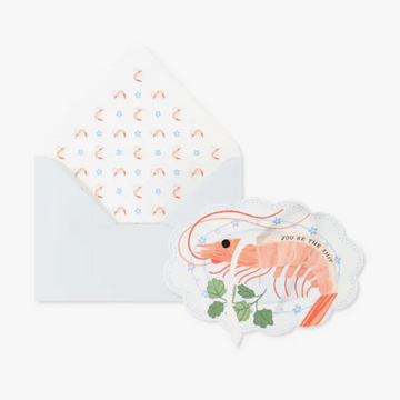 Shrimp Pop-Up Card