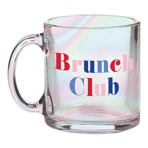 Brunch Club Glass Mug