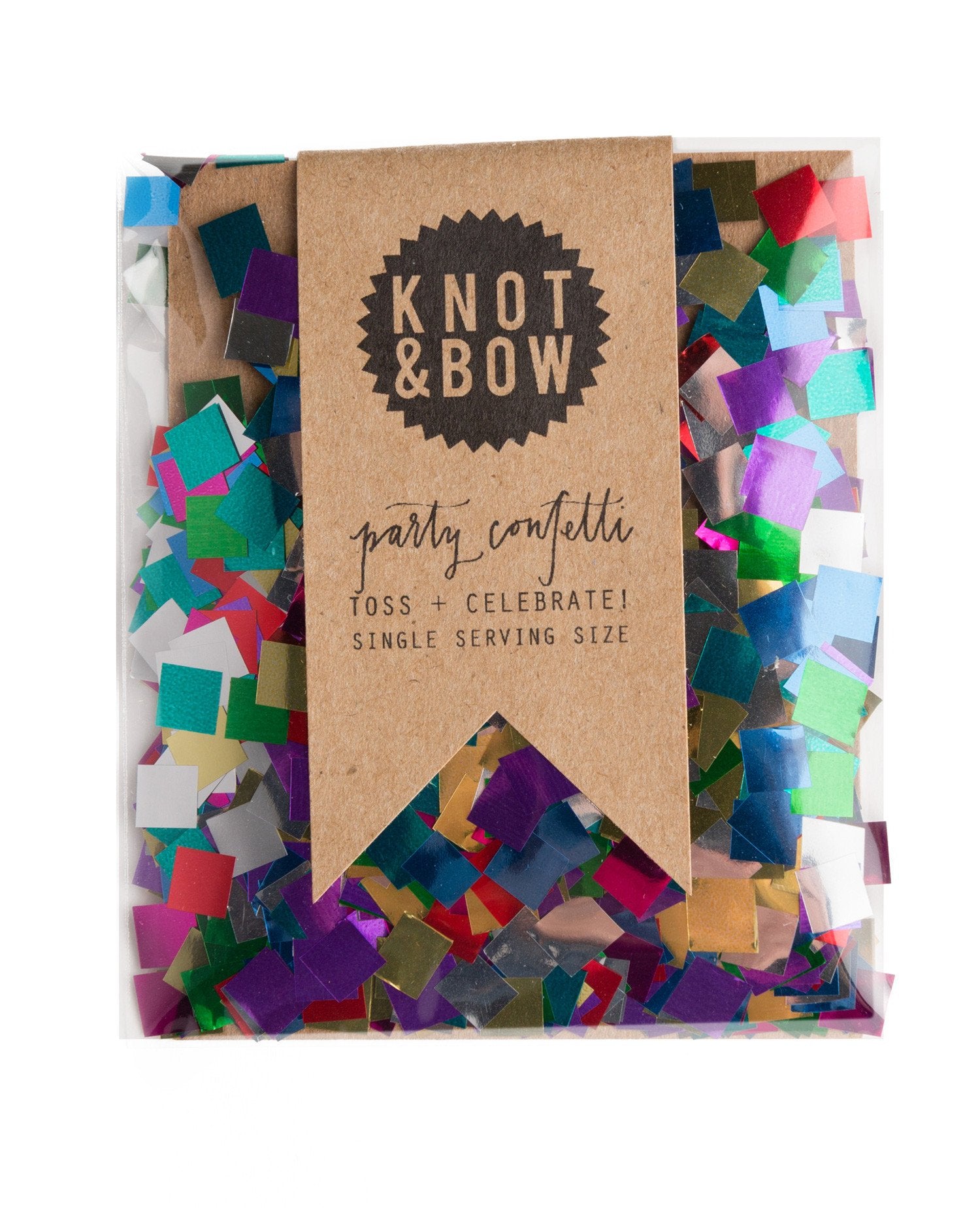 Single Serving Size Metallic Rainbow Confetti | Oh Shiny! Balloons ...