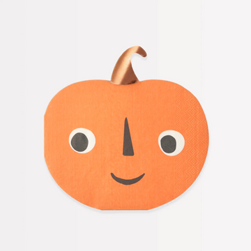 Smiley Pumpkin Napkins