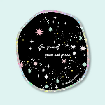 Space and Grace Sticker