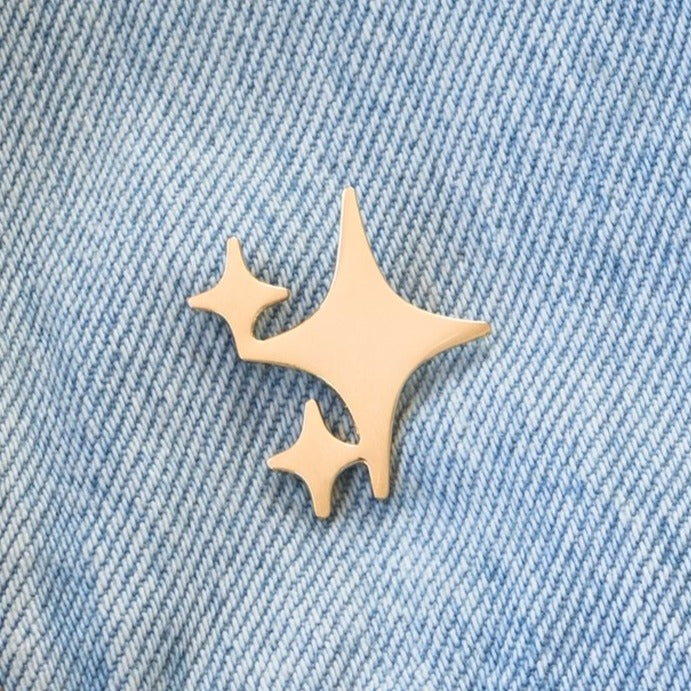 Gold Sparkle Pin