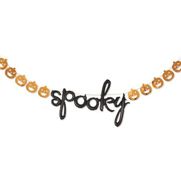 Spooky Paper and Balloon Halloween Banner Kit