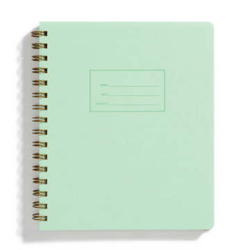 Standard Notebook Mint Dot Grid