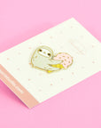 Strawberry Ice Cream Sloth Enamel Pin