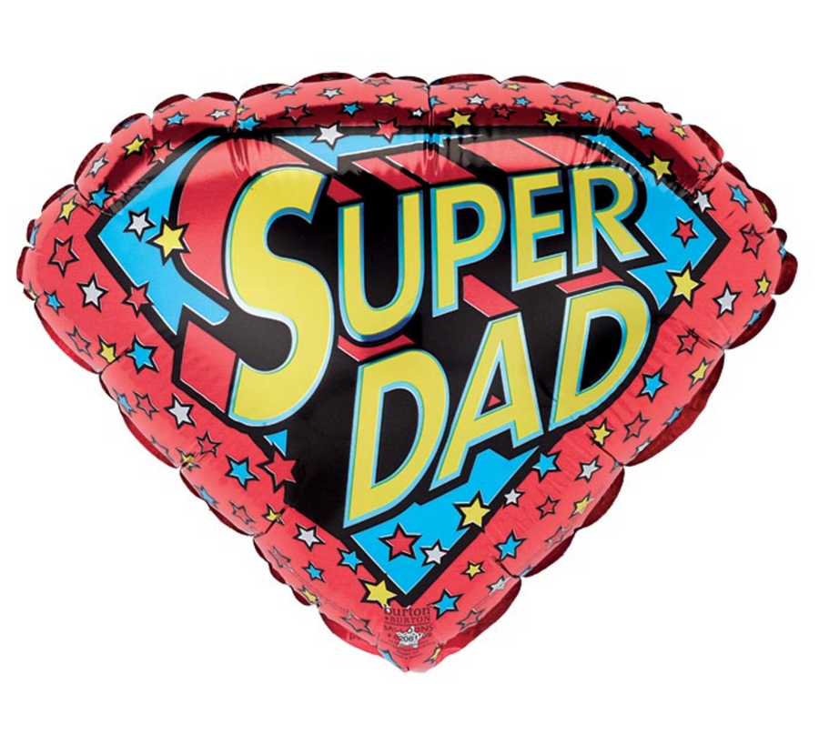 Super Dad Shield Balloon