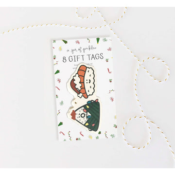 Sushi and Onigiri Holiday Gift Tags