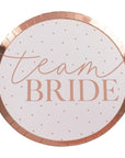 Team Bride Plates