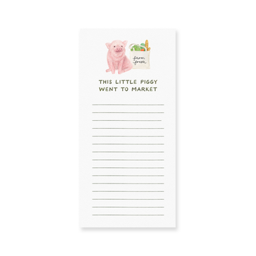 This Little Piggy Notepad