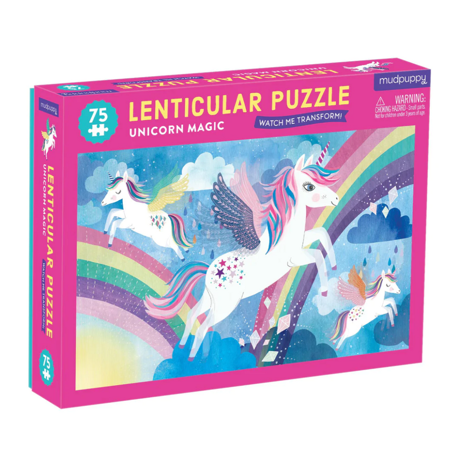 Unicorn Magic Lenticular 75 Piece Puzzle