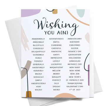 Wishing you A(n) Card