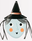 Witch Shaped Halloween Plates