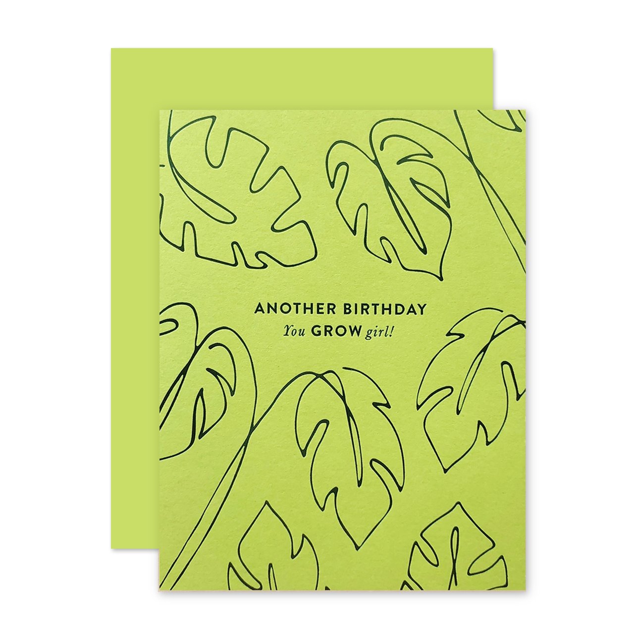 You Grow Girl Birthday Card