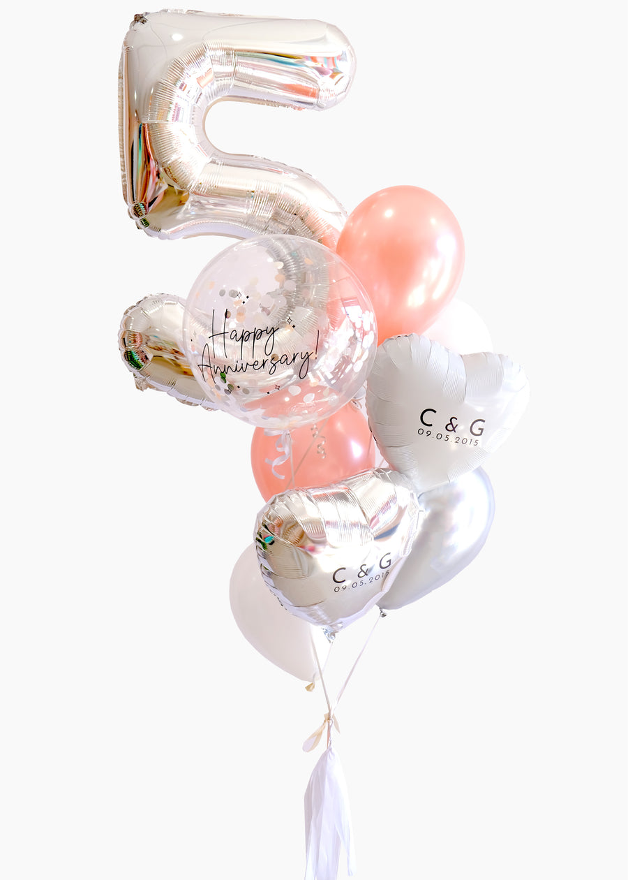 Happy Anniversary Balloongram - Customizable!