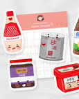 Asian Sauces Sticker Pack