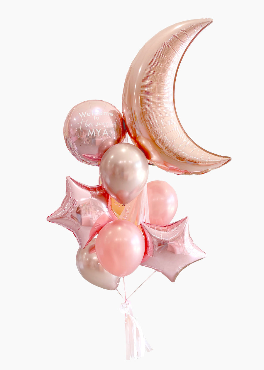 Crescent Moon Balloongram