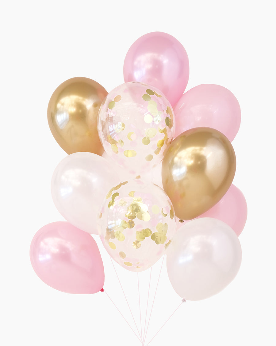 Balloon Set in Ballet Pink