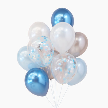 Balloon Set in Space Blue