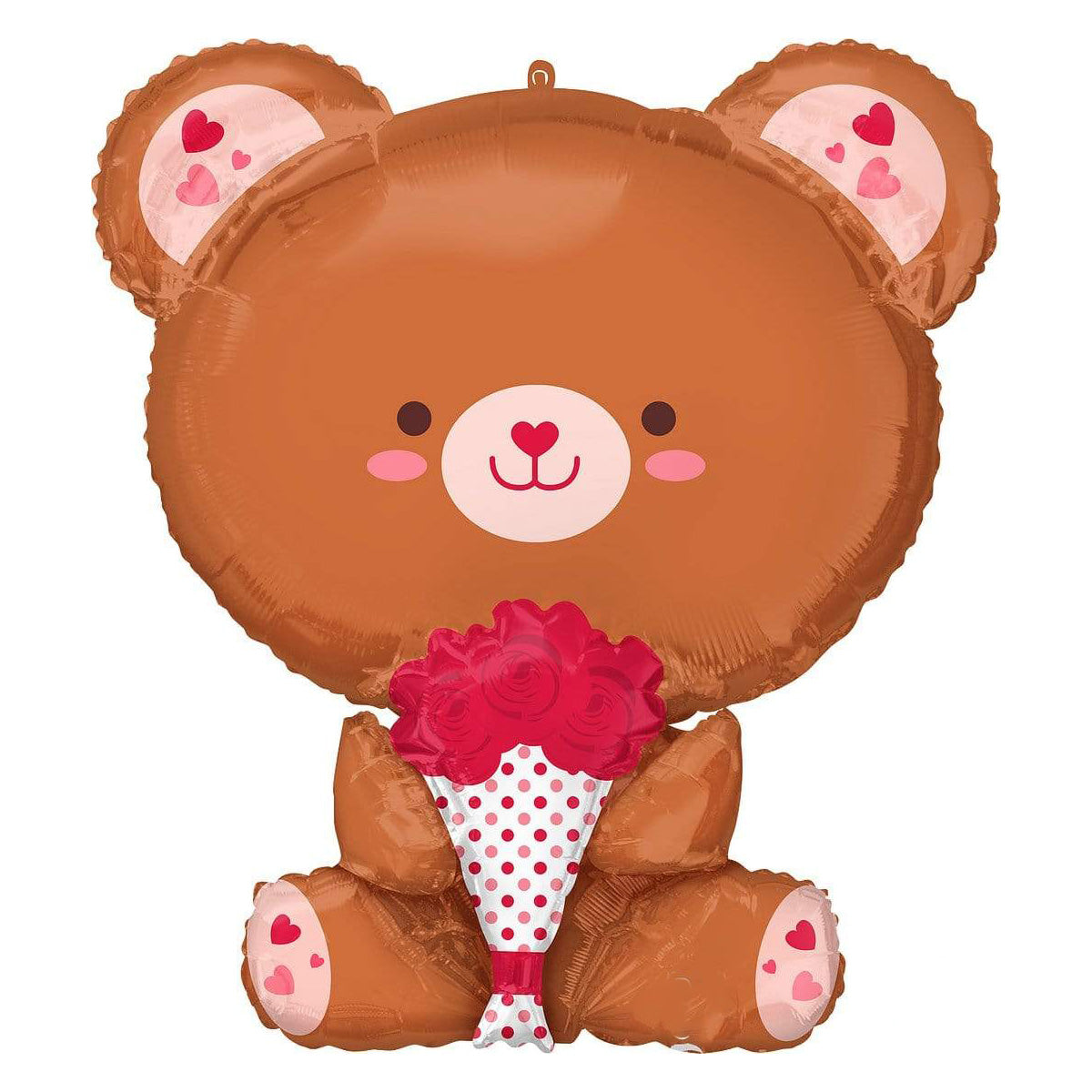 Valentine Bouquet Bear Balloon