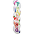 A round mylar balloon with 'Best Teacher' and 'Thank You' printed in colorful letters, tied at the top with a star.
