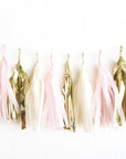 Blush & Gold Tassel Garland