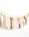 Blush & Gold Tassel Garland