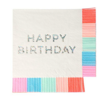 Birthday Fringe Napkins