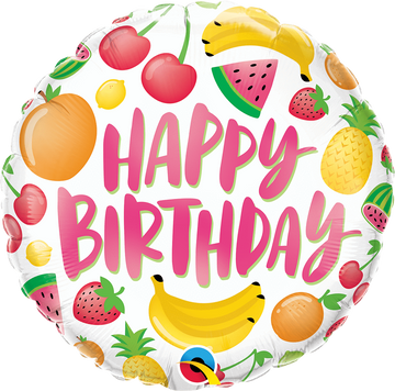 Fruity Birthday Small Balloon