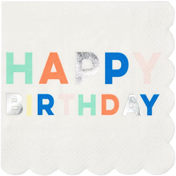 Birthday Palette Large Napkins